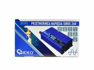 Sinusový měnič napětí 24V/230V 500/1000W GEKO