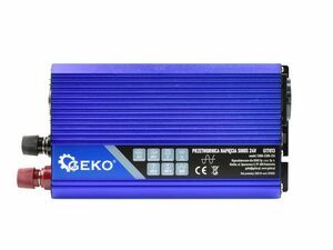 Sinusový měnič napětí 24V/230V 500/1000W GEKO