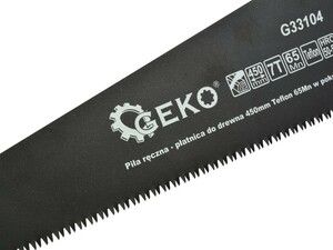Teflonová ruční pila do dřeva s krytem 450mm GEKO