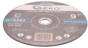 Kotouč řezný na kov/ocel INOX, 230x2mm GEKO