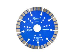 Kotouč diamantový řezný turbo-segmentový, 125x10x22mm GEKO