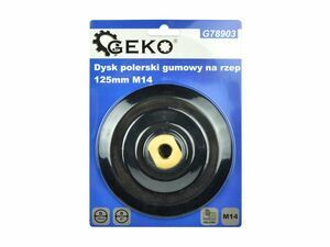Gumový leštící kotouč se suchým zipem 125mm M14 GEKO
