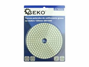 Leštící kotouč pro mokré broušení porcelánových dlaždic 125mm GR1500 GEKO
