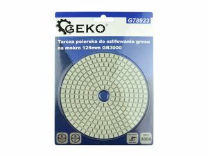 Leštící kotouč pro mokré broušení porcelánových dlaždic 125mm GR3000 GEKO