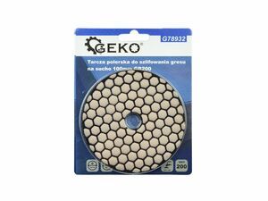 Leštící kotouč na suché broušení kameniny 100mm GR200 GEKO