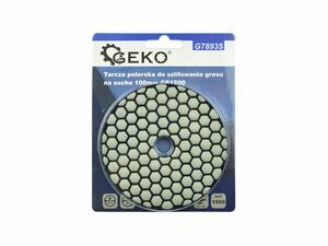 Leštící kotouč na suché broušení kameniny 100mm GR1500 GEKO