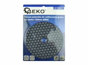 Leštící kotouč pro suché broušení porcelánové kameniny 125mm GR50 GEKO