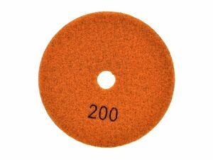 Leštící kotouč pro suché broušení porcelánové kameniny 125mm GR200 GEKO