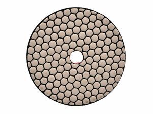 Leštící kotouč pro suché broušení porcelánové kameniny 125mm GEKO