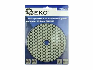 Leštící kotouč pro suché broušení porcelánové kameniny 125mm GR1500 GEKO