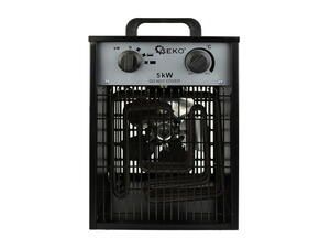 Elektrický ohřívač vzduchu s ventilátorem 5kW / Mírně promáčknutý roh GEKO