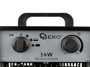 Elektrický ohřívač vzduchu s ventilátorem 5kW / Mírně promáčknutý roh GEKO