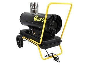 Horkovzdušná naftová turbína s odvodem spalin, 25kW GEKO