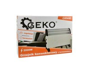 Konvektorový ohřívač s termostatem 2000W GEKO