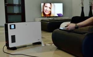 Konvektorový ohřívač LCD s dálkovým ovládáním GEKO