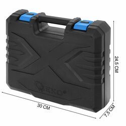 Vrtačka/ šroubovák s funkcí příklepu 21V 2x 2ah baterie GEKO
