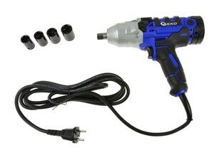 Elektrický rázový utahovák 1/2" 720 Nm, 450W, s příslušenstvím GEKO