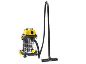 Mokrosuchý průmyslový vysavač s oklepem filtru 25L GEKO