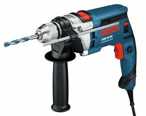 Bosch GSB 16 RE Professional vrtačka příklepová + plastový kufr, 060114E500