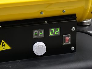 Horkovzdušná olejová/naftová turbína s termostatem, 25kW HEIDMANN