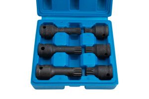 Rázové hlavice 1/2" XZN (Spline) M14-M18 pro VW QUATROS