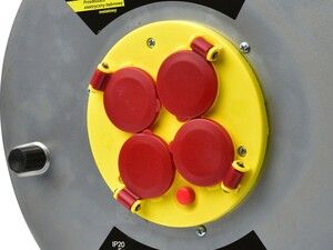 Elektrický prodlužovací kabel 3x2,5mm2, 25m s kovovým navijákem GEKO