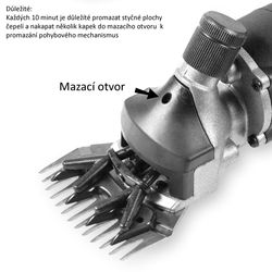 Stříhací strojek / nůžky na ovce 450W, MAR-POL