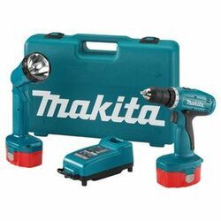 Aku vrtací šroubovák Makita 6271DWPE, 12V s aku svítilnou ML120, 12V