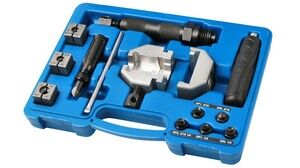 Pertlovací sada na úpravu konců brzdových trubek, hydraulické vřeteno - QUATROS QS70097