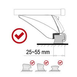 Příčný nosník se zámkem hliníkový ROOF RACK IN 1, 120cm, nosnost 90kg SIXTOL