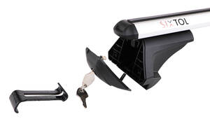 Příčný nosník se zámkem hliníkový ROOF RACK IN PRO, 120cm, nosnost 90kg SIXTOL