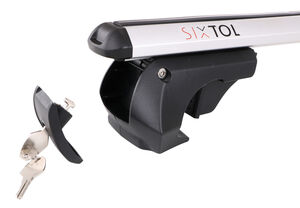 Příčný nosník se zámkem hliníkový ROOF RACK PRO 120cm, nosnost 90kg SIXTOL