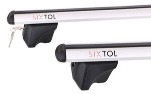 Příčný nosník se zámkem hliníkový ROOF RACK FIX PRO, 120cm, nosnost 90kg SIXTOL