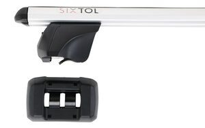 Příčný nosník se zámkem hliníkový ROOF RACK FIX PRO, 120cm, nosnost 90kg SIXTOL