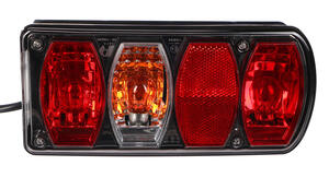 Sada světel s kabelem a 13pin zástrčkou pro nosič kol E-BIKE PREMIUM - náhradní díl SIXTOL