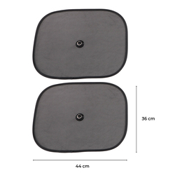Sluneční clona s přísavkou na boční okno auta CAR SUNSHADE SET 7, 44 x 36 cm, 2ks SIXTOL
