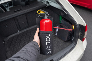 Držák 1kg hasicího přístroje do auta na suchý zip CAR FIRE 1 SIXTOL
