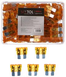 Sada nožových automobilových pojistek MECHANIC FUSE SET 5A, 100ks SIXTOL