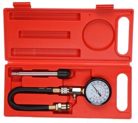 Sada pro testování komprese benzínových motorů MECHANIC ENGINE TESTER 3, 0-20bar, 3ks SIXTOL