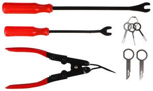 Multifunkční sada k demontáži čalounění a interiéru MECHANIC TRIM SET 19, 19ks SIXTOL