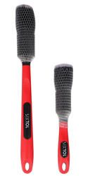 Sada precizních štětců pro čištění auta s ergo rukojetí CAR DETAILING BRUSH 2 PRO, 2ks SIXTOL