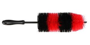 Kartáč na čištění ráfků kol auta CAR DETAILING TIRE BRUSH L, průměr 10 cm SIXTOL