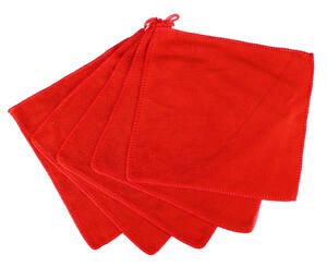 Čistící utěrky z mikrovlákna na mytí auta CAR DETAILING WASH TOWEL SET 5, 25x25cm 450g 5ks SIXTOL