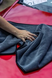 Čistící utěrka z mikrovlákna na mytí auta CAR DETAILING WASH TOWEL L, 50x100cm, 800g/m2 SIXTOL