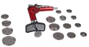 Pneumatický stlačovák brzdových pístů MECHANIC BRAKE SET PNEU 16, sada 16ks SIXTOL