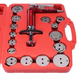 Pneumatický stlačovák brzdových pístů MECHANIC BRAKE SET PNEU 16, sada 16ks SIXTOL