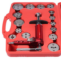 Pneumatický stlačovák brzdových pístů MECHANIC BRAKE SET PNEU 16, sada 16ks SIXTOL