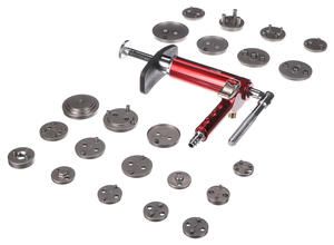 Pneumatický stlačovák brzdových pístů MECHANIC BRAKE SET PNEU 23, sada 23ks SIXTOL
