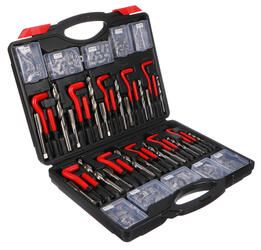 Sada na opravu závitů MECHANIC THREAD SET 261, M5 - M12, 1/4UNC-1/2UNC, 261ks SIXTOL