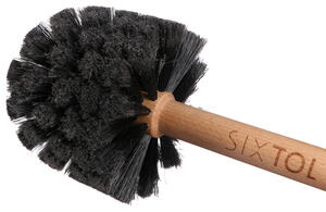 Kulatý kartáč pro čištění těla jízdního kola nebo motorky CAR DETAILING WOOD BRUSH 1 SIXTOL